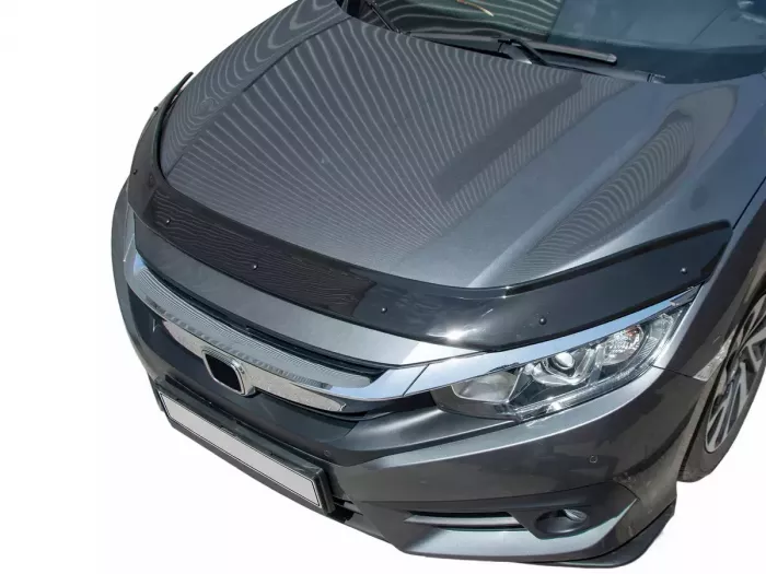 Дефлектор капота Honda Civic X (16-21) - Cappafe 8