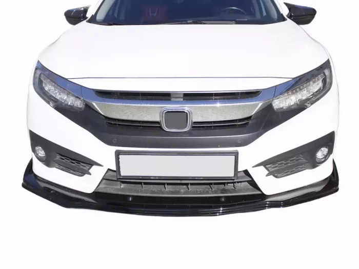 Сплиттер передний Honda Civic X (16-21) - V1 8