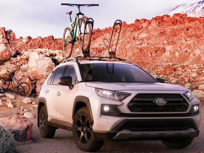 Поперечины на рейлинги Toyota Rav4 V (19-) - OEM TRD 4