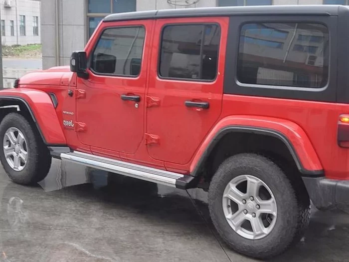 Пороги бічні JEEP Wrangler JL (18-) 4D - OEM (сірі) 4