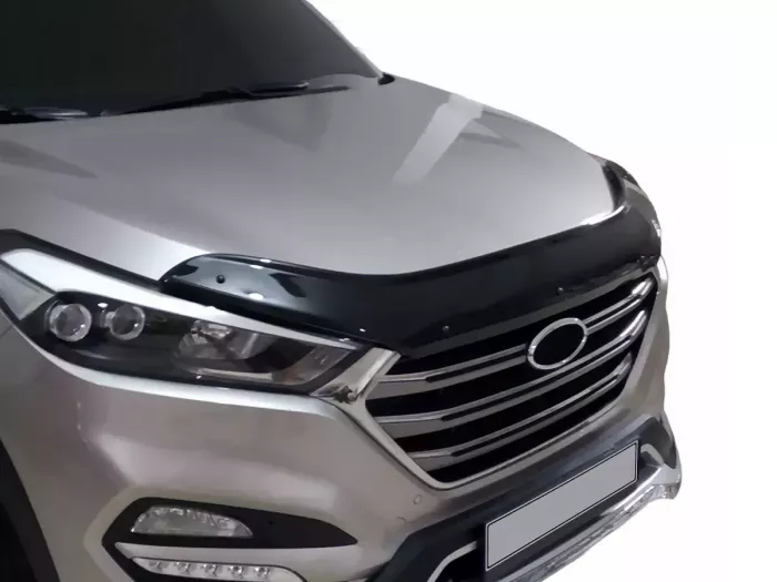 Дефлектор капота Hyundai Tucson III (TL; 16-21) - Cappafe 5