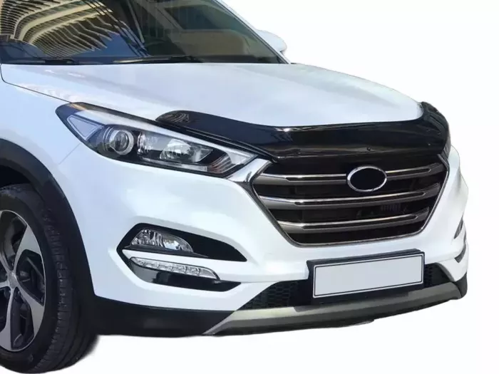 Дефлектор капота Hyundai Tucson III (TL; 16-21) - Cappafe 7