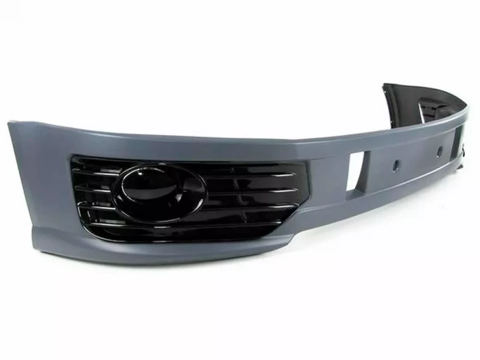 Накладка переднего бампера VW T5+ (10-15) рестайлинг - Sportline (пластик) 2