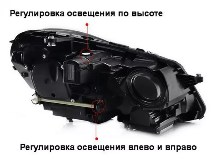 Фары Mercedes E W212 (13-16) - DRL диодные чёрные 6