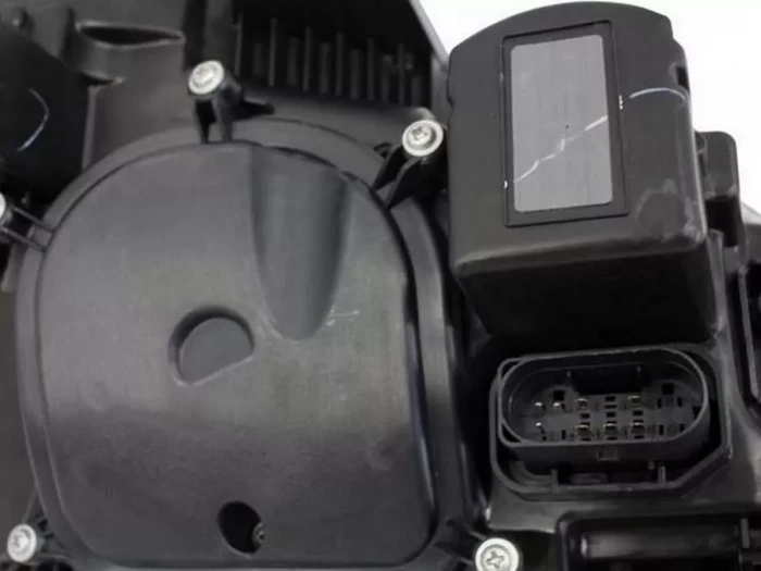 Фары Mercedes E W212 (13-16) - DRL диодные чёрные 7