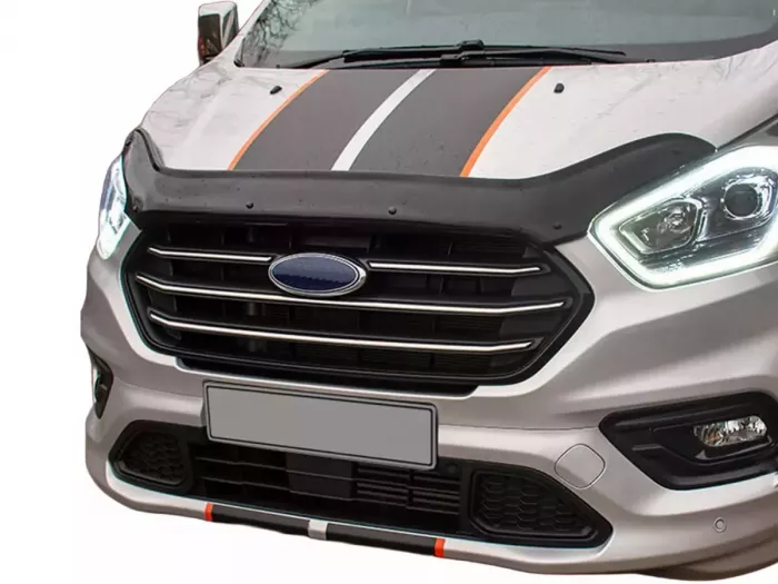 Дефлектор капота Ford Custom (18-22) рестайлинг - Cappafe 8