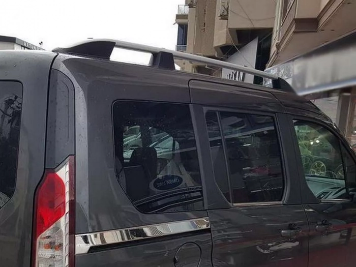 Рейлинги Ford Connect II (14-22) короткая база - Elegance (серебряные) 4