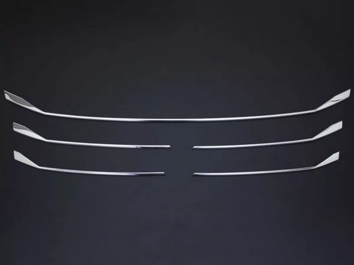 Хром накладки на решётку бампера VW T6.1 (19-23) 2