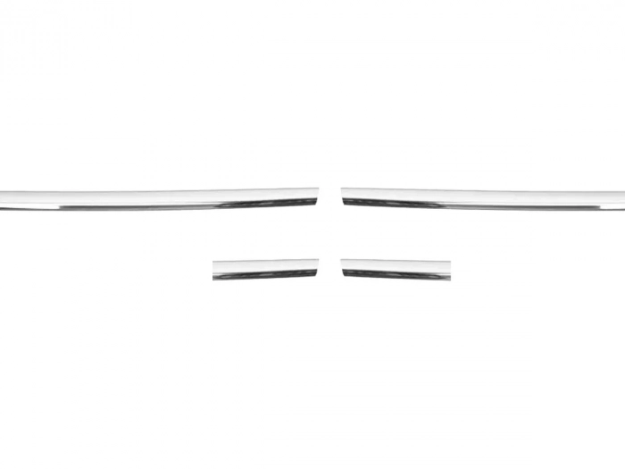 Хром полоса на передний бампер VW T6.1 (19-23) 2