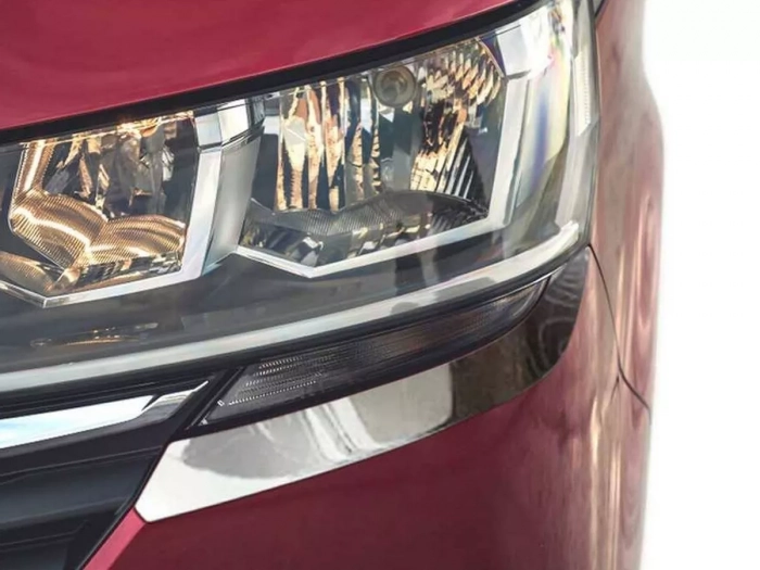 Хром реснички под фары VW T6.1 (19-23) - нижние 4