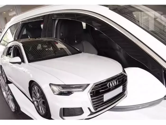 Дефлекторы окон Audi A6 C8 (18-25) Универсал - Heko (вставные) 3