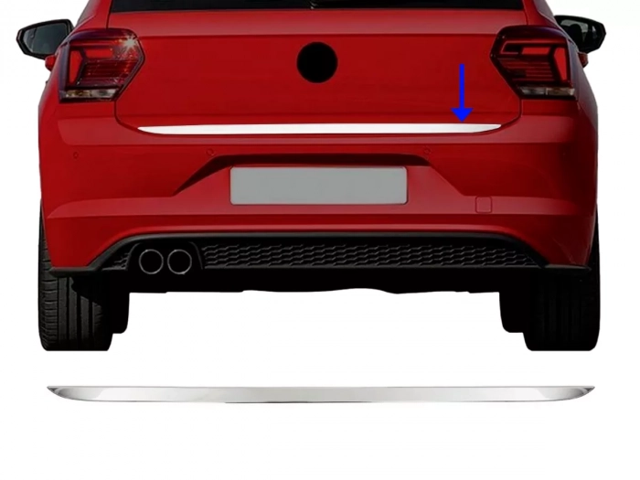 Хром на кромку багажника VW Polo VI (AW; 17-) Htb 1