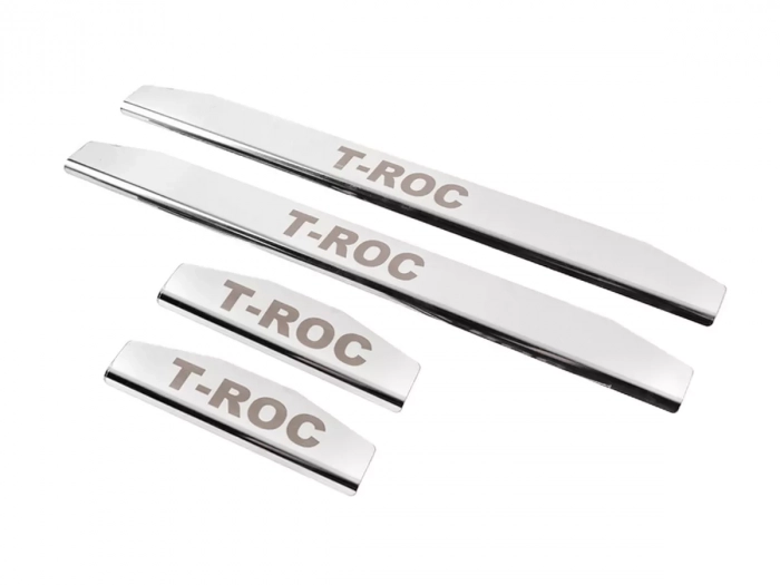 Накладки на пороги VW T-Roc I (17-25) - Carmos 2