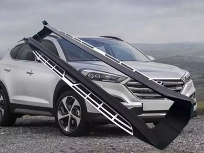 Пороги боковые Hyundai Tucson III (TL; 16-21) - Cayenne Logo 4