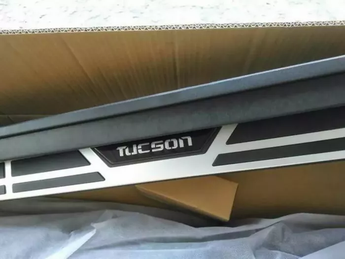 Пороги боковые Hyundai Tucson III (TL; 16-21) - Cayenne Logo 7