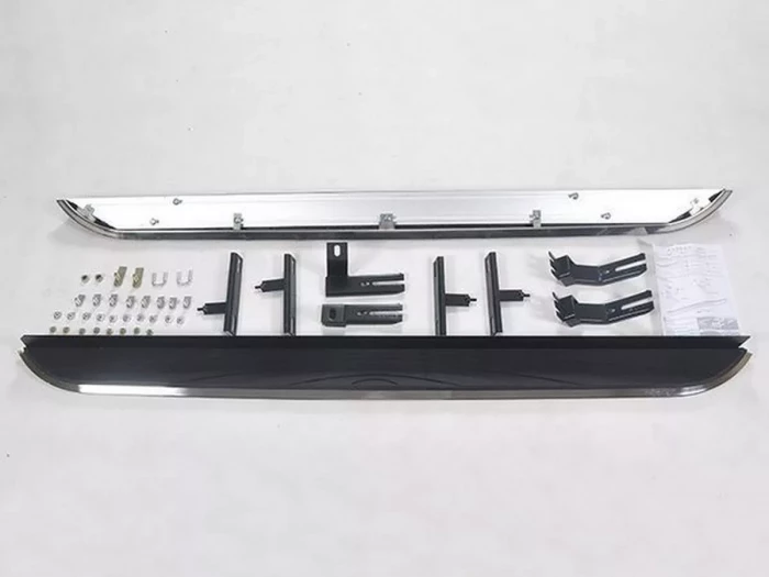 Пороги боковые Lexus NX I (AZ10; 15-21) - OEM стиль (чёрные) 7