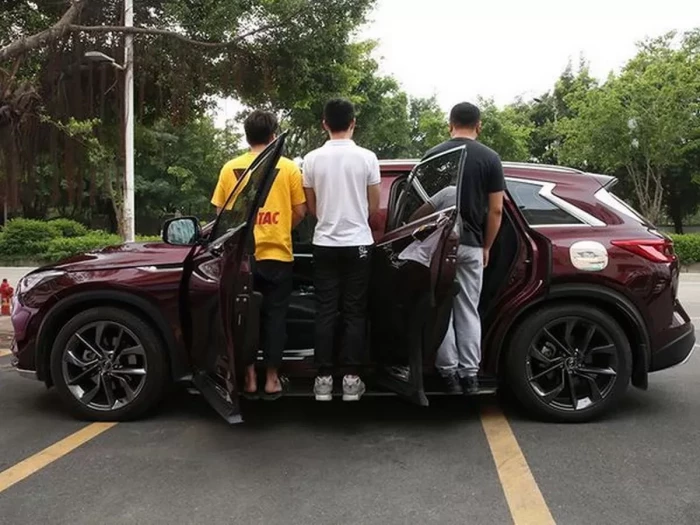 Пороги боковые Infiniti QX50 II (P71A; 18-) - OEM стиль 8