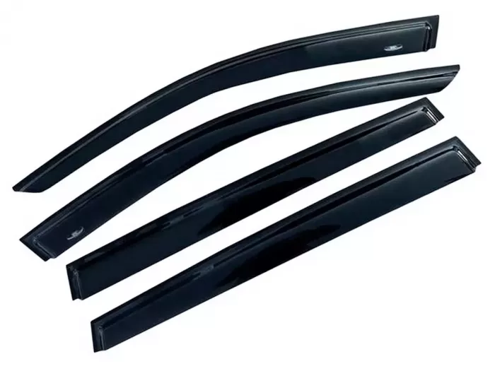 Дефлекторы окон Hyundai Santa Fe IV (TM; 19-23) - Hic (накладные) 2