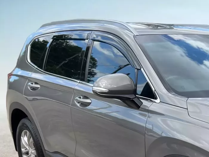 Дефлекторы окон Hyundai Santa Fe IV (TM; 19-23) - Hic (накладные) 5