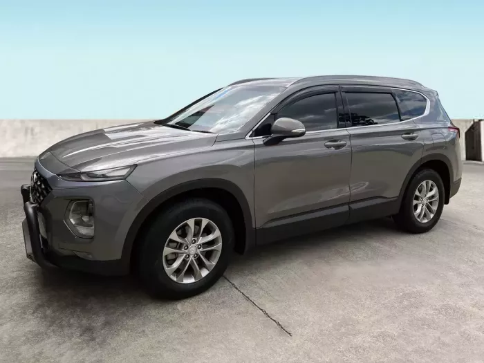 Дефлекторы окон Hyundai Santa Fe IV (TM; 19-23) - Hic (накладные) 8