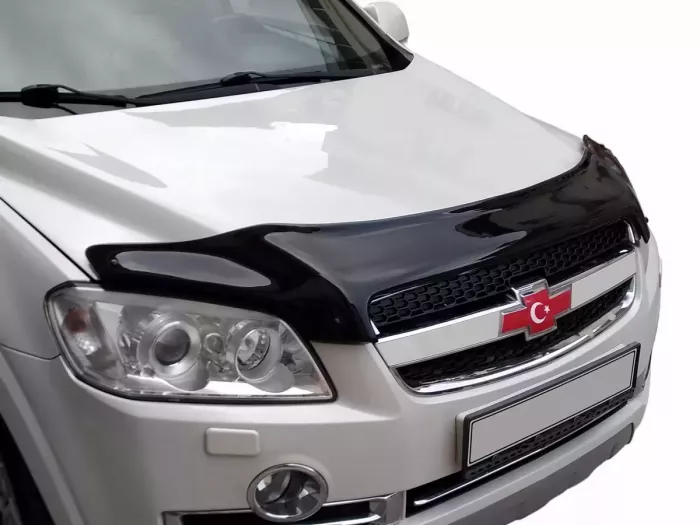 Дефлектор капота Chevrolet Captiva I (06-11) EU - Cappafe 6