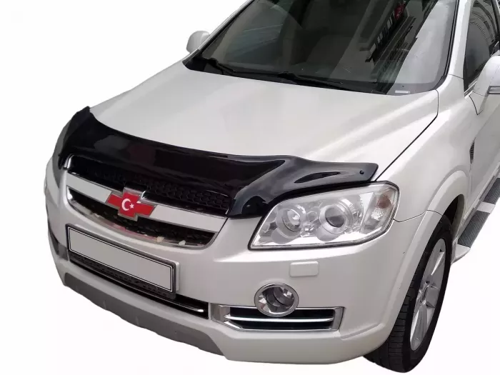 Дефлектор капота Chevrolet Captiva I (06-11) EU - Cappafe 7