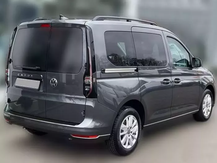 Накладка на задний бампер VW Caddy IV (SB; 21-) - Avisa (чёрная) 7