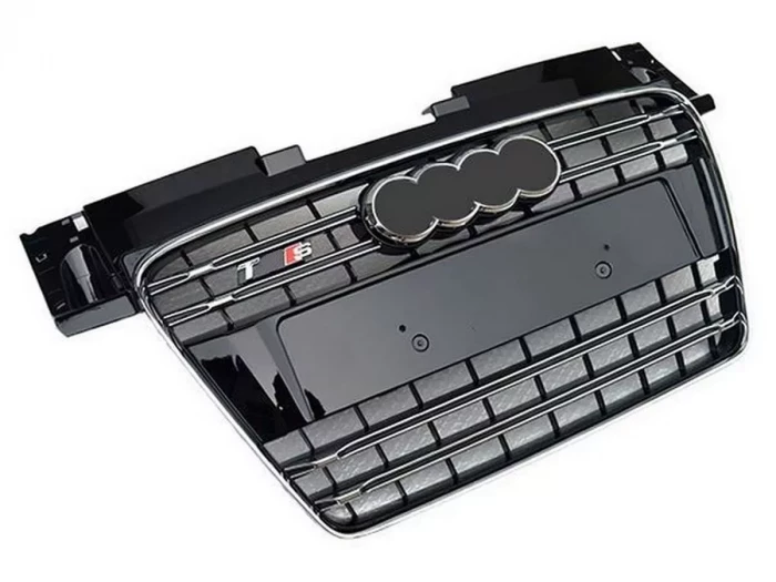 Решётка Audi TT (8J; 06-14) - TTS стиль (хром-чёрная) 3