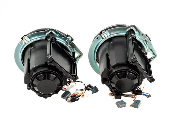 Фары Mercedes G W463 (06-18) - Manor стиль (черные) 4