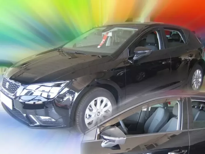 Дефлекторы окон Seat Leon III (5F; 12-20) 5D Htb - Heko (вставные) 3