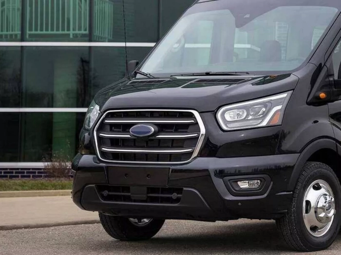 Хром накладки на решітку Ford Transit Mk9 (20-) - Omsa 8