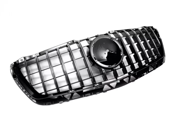 Решётка радиатора Mercedes Sprinter W906 (13-18) рестайлинг - GT стиль (хром) 2