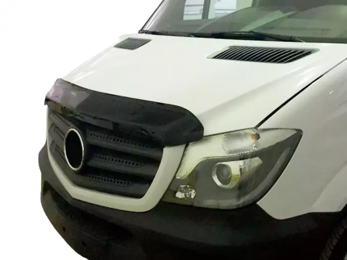 Дефлектор капота Mercedes Sprinter W906 (13-18) - Cappafe (короткий) 6
