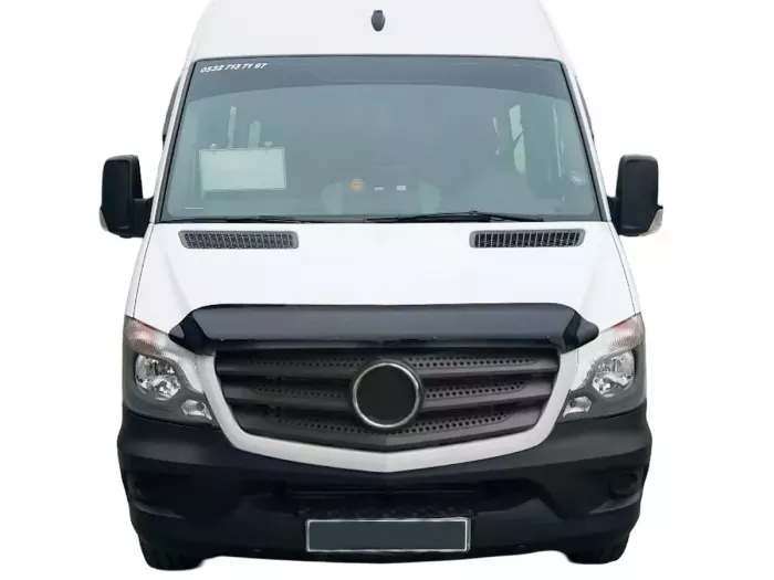 Дефлектор капота Mercedes Sprinter W906 (13-18) - Cappafe (короткий) 8