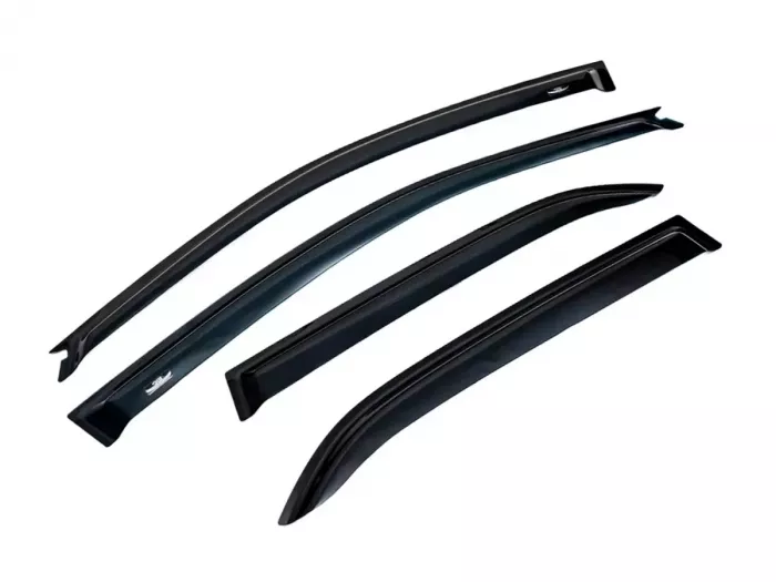 Дефлекторы окон Mitsubishi Lancer 9 (03-08) Sedan - Hic (накладные) 2