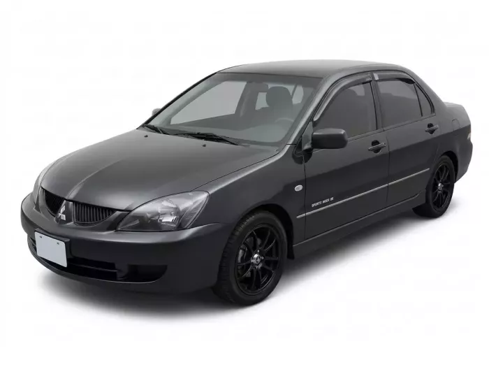 Дефлекторы окон Mitsubishi Lancer 9 (03-08) Sedan - Hic (накладные) 6