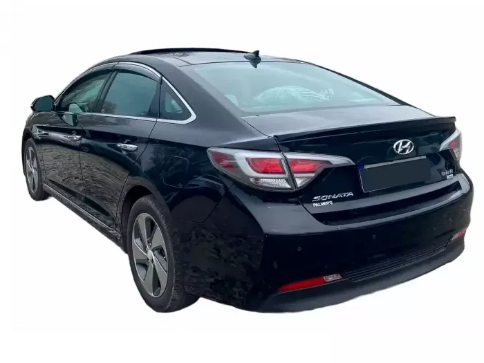 Дефлекторы окон Hyundai Sonata LF (14-19) - Hic (с хром молдингом) 3