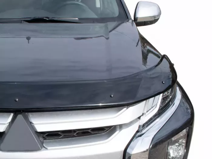 Дефлектор капота Mitsubishi L200 V (19-23) рестайлинг - Cappafe 8