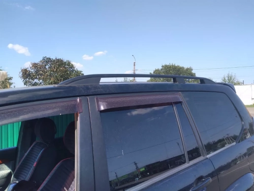 Рейлінги Toyota Land Cruiser J120 Prado III (02-09) - Skyport чорні 7