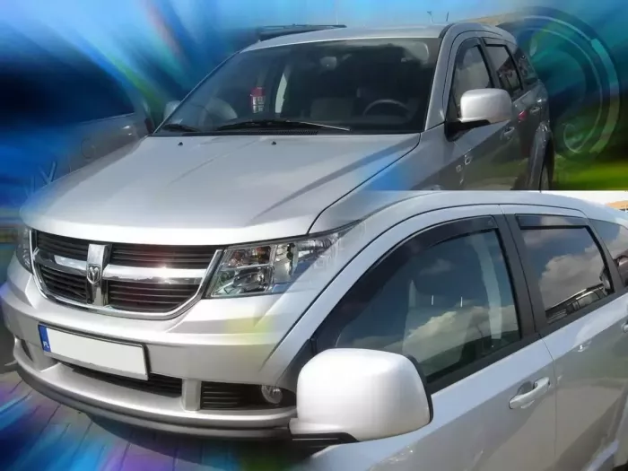 Дефлектори вікон Dodge Journey (08-20) - Heko (вставні) 3