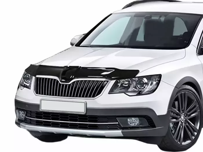 Дефлектор капота Skoda Superb II (3T; 13-15) - Cappafe 7