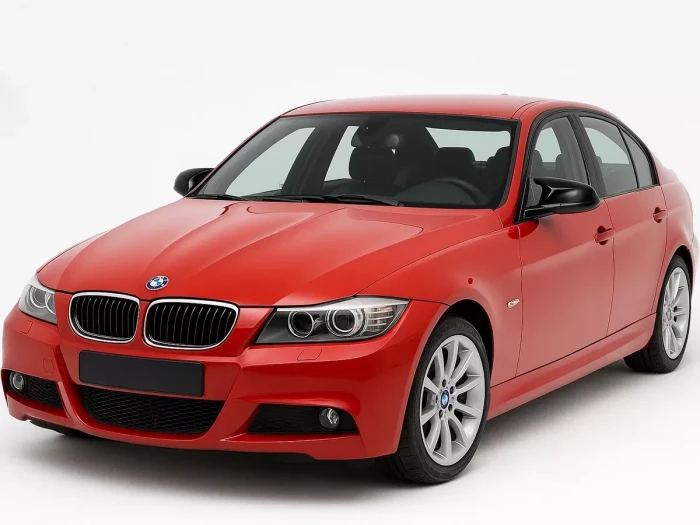 Накладки на дзеркала BMW 3 E90 / E91 / E92 / E93 LCI - M-стиль (чорні) 8
