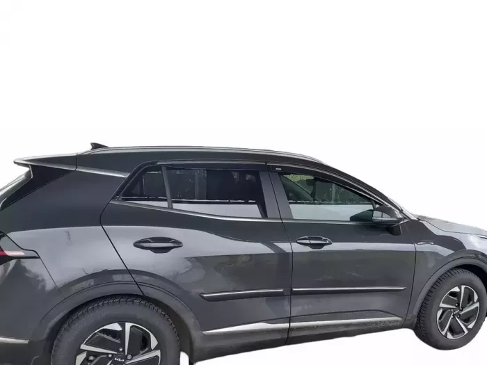 Дефлектори вікон Kia Sportage V (NQ5; 21-) SWB - Niken (з хром молдингом) 8