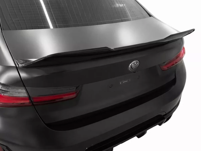 Спойлер багажника BMW 3 G20 (18-22) – PSM-стиль (чорний) 5