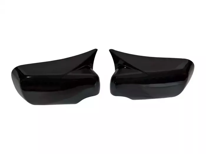 Накладки на зеркала BMW 5 E39 (95-04) - M-стиль (чёрные) 3