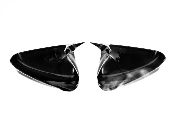 Кришки дзеркал Citroen C-Elysee / Cactus / Peugeot 301 - Batman-стиль (чорні) 4