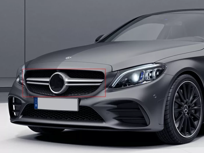 Решітка Mercedes C W205 (18-21) рестайлінг - AMG стиль 4