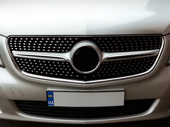 Решётка Mercedes V-Class W447 (14-19) - Diamond стиль 4