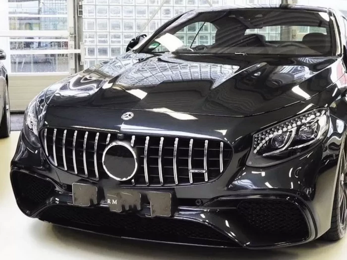 Решётка Mercedes S 63 AMG Coupe C217 (18-) рестайлинг - GT стиль 4
