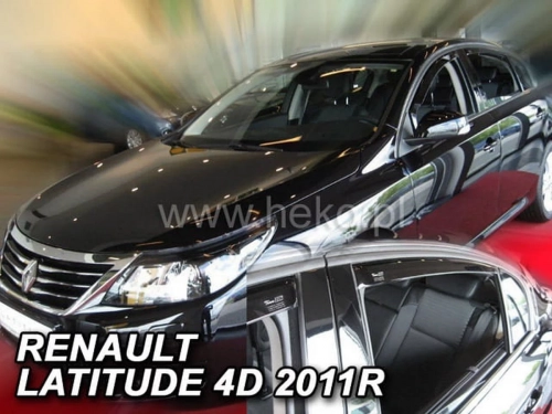 Дефлектори вікон Renault Latitude (X43; 10-15) - Heko (вставні) 4